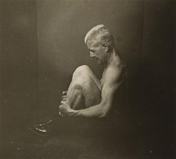 ARNOLD GENTHE (1869-1942) A suite of 10 photographs of Captain Eric Ericson displaying physical prowess. April 7, 1934.